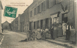 CPA FRANCE 93 "Villetaneuse, Maison Leblond Eugène Fils" - Villetaneuse