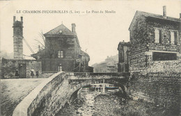 .CPA FRANCE 42 "Le Chambon Feugerolles, Le Pont Du Moulin" - Le Chambon Feugerolles