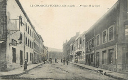 .CPA FRANCE 42 "Le Chambon Feugerolles, Avenue De La Gare" - Le Chambon Feugerolles