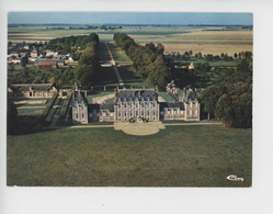 Saint Aubin D'Ecrosville : Le Château (cp Vierge Vue Aérienne N°0104 Combier) - Saint-Aubin-d'Ecrosville