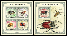 TOGO 2021 - Beetles. M/S + S/S. Official Issue. [TG210109] - Togo (1960-...)