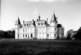 PN - 139 - INDRE ET LOIRE -  CHATEAU A IDENTIFIER- Original Unique - Plaques De Verre