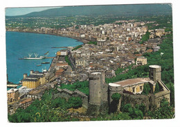 9664 - CASTELLAMMARE DI STABIA PANORAMA E CASTELLO ANGIOINO 1972 - Castellammare Di Stabia