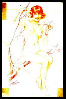 FRANCE - ILLUSTRATEURS  - « Suzanne Meunier» - Étude De Nu. ( Ed. L.E. Paris, Serie Nº 43 - 5) Carte Postale - Meunier, S.