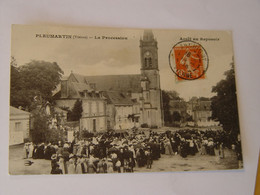 VIENNE-PLEUMARTIN-LA PROCESSION-ARRET AU REPOSOIR ANIMEE - Pleumartin