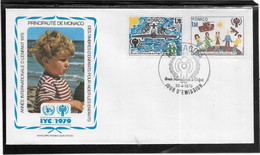 Thème Enfance - Année Internationale De L'Enfance 1979 - Monaco - Enveloppe - TB - Non Classés