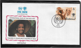 Thème Enfance - Année Internationale De L'Enfance 1979 - Montserrat - Enveloppe - TB - Other & Unclassified