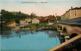 Montbron * Vue Sur La Basse Ville * Pont Et Route * Lavoir - Sonstige & Ohne Zuordnung
