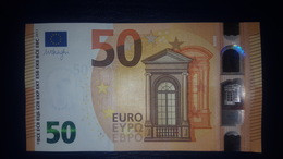 50 EURO P007G4 Netherlands DRAGHI Serie PB77 Perfect UNC - 50 Euro