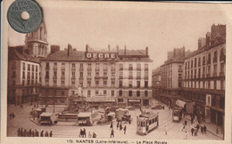 44 - Carte Postale Ancienne De  Nantes  La Place Royale - Nantes