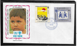 Thème Enfance - Année Internationale De L'Enfance 1979 - Le Salvador - Enveloppe - TB - Other & Unclassified