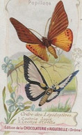 Chromo Aiguebelle 11,5 X 6.5 - Le Monde Des Insectes - Papillons - Aiguebelle