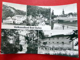 Bad Sulza - Volkssolbad - Kurheim Sophie - Ilm Brücke - Kindersanatorium - 1985 - Echt Foto - Thüringen - Bad Sulza