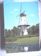 Nederland Holland Pays Bas Tholen Met Witte Molen De Hoop - Tholen