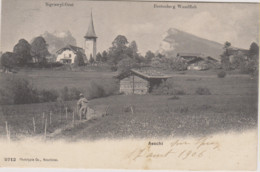 SUISSE - AESCHI - SIGRISWYL GRAT - BEATENBERG WANDFLUH - Homme En Costume Et Chapeau Sur Le Chemin - Aeschi