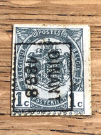 N°143 B Dinant 1898 Sans Bandelette Cote 350FB/2 Sur Fragment - Rollo De Sellos 1894-99
