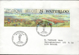 Lettre Avec COB 2376 Envoyée Vers Bruxelles En 1990 - Otros & Sin Clasificación