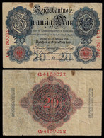 GERMANY BANKNOTE 20 MARK 1914 P-46b F (NT#05) - Otros & Sin Clasificación