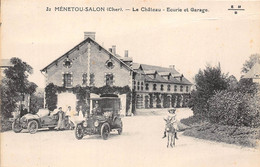 18-MENETOU-SALON- LE CHÂTEAU , ECURIE ET GARAGE - Other & Unclassified