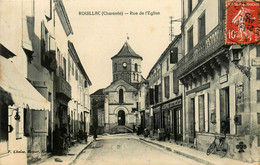 Rouillac * La Rue De L'église * Commerce Magasin CROPTE BOITEAU - Rouillac