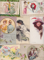 Lot 2924 De 10 CPA Femme Woman Girl Glamour Déstockage Pour Revendeurs Ou Collectionneurs - 5 - 99 Postales