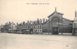 18-VIERZON- PLACE DE LA GARE - Vierzon