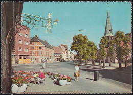 D-21029 Hamburg - Bergedorf - Alte Straßenansicht - Kirche - Cars - VW Käfer - LKW - Bergedorf