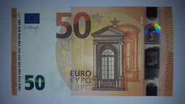 50 EURO S004C1 Italy DRAGHI Serie SE Ch 04 Perfect UNC - 50 Euro