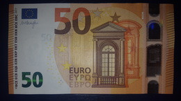 50 EURO S008F2 Italy DRAGHI Serie SD Ch 21 Perfect UNC - 50 Euro