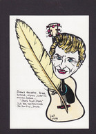 CPM Hallyday Johnny Jihel Dessin Original Signé En 15 Ex. Numérotés Signés Satirique Caricature - Chanteurs & Musiciens