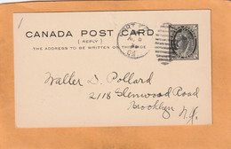 Canada Old Card Mailed - 1903-1954 Reyes