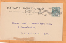 Canada Old Card Mailed - 1903-1954 Reyes