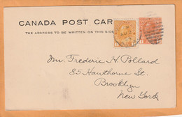 Canada Old Card Mailed - 1903-1954 Reyes
