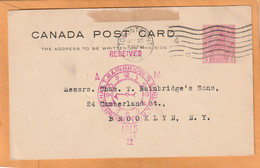 Canada Old Card Mailed - 1903-1954 Reyes