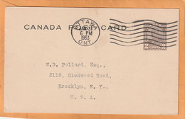 Canada Old Card Mailed - 1903-1954 Reyes