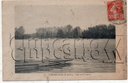 Porcheville (78) : Les Bords De Seine En 1922 PF. - Porcheville