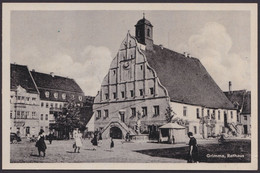 "Grimma", Rathaus, Fotokarte, 1951 Gelaufen - Grimma