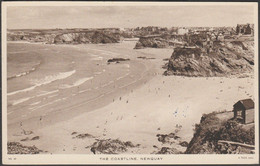 The Coastline, Newquay, Cornwall, C.1936 - Tuck's Postcard - Newquay