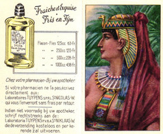 7 Cartes Eau De Cologne Sylvia Tuypens  St.Niklaas-Waas  Femmes Célèbres De L'histoire Reine De Saba Jézabel Cléopatre - Profumeria Antica (fino Al 1960)