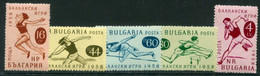 BULGARIA 1958 Balkan Games MNH / **.  Michel 1088-92 - Neufs