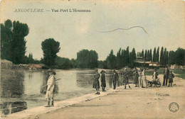 Angoulême * Vue Du Port De L'humeau * Pêche à La Ligne Pêcheur - Angouleme