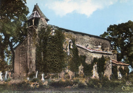CPSM, GABARRET, Vieille église D'Espéroux, écrite, Non Timbrée - Gabarret