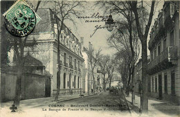 Cognac * Boulevard Denfert Rochereau * La Banque De France Et La Banque J.L CHARPENTIER * Bank Banco - Cognac