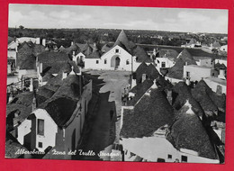 CARTOLINA VG ITALIA - ALBEROBELLO (BA) - Zona Del Trullo Sovrano - 10 X 15 - 1955 CASTELLANA GROTTE - Bari