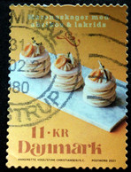 Denmark 2021 Gastronomy. Cakes Minr.2030 (lot G 2221 ) - Used Stamps