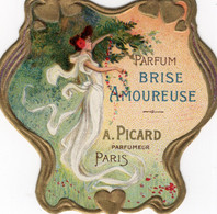 3 Etiquettes Picard Parfumeur Paris   Brise Amoureuse   Bouquet De Pierrot  La Freya  Art Nouveau - Antiguas (hasta 1960)