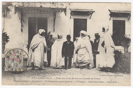 Campagne Du Maroc (1907-1909) +++ CASABLANCA +++ Visite Des Caïds Du Sud Au Consulat De France +++ - Casablanca