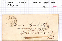 27 - Eure  -(26)  -GAILLON -  (Voir Descriptif De La Vente Avec Photo Du Scan) - 1849-1876: Classic Period