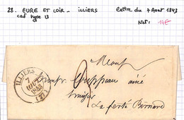 28 - Eure Et Loir -(27)  -  ILLIERS  (Voir Descriptif De La Vente Avec Photo Du Scan) - 1801-1848: Precursori XIX