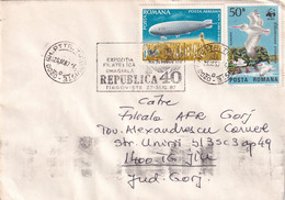 A3025 - Expozitia Filatelica Omagiala Republica 40, Targoviste 1987 Republica Socialista Romania Posta Romana Zeppelin - Storia Postale